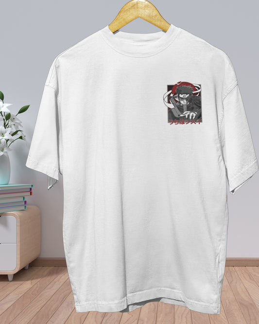 E-11 Premium Anime Back Print Oversized T-Shirt for Men